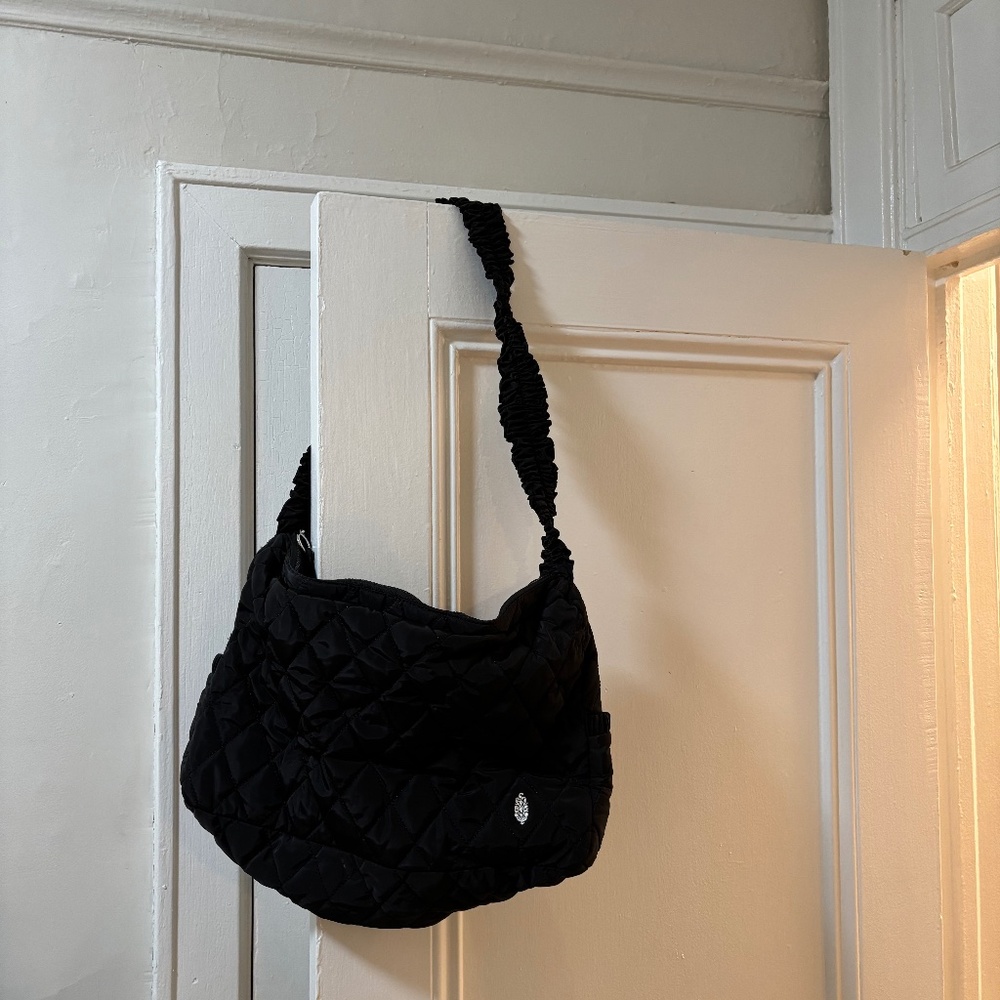 FP Movement by Free People Black Quilted Shoulder Bag